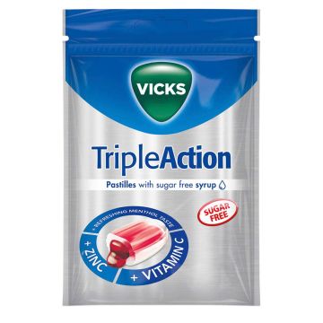 VICKS TRIPLE ACTION Z+C SOKERITON 72 G