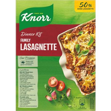 KNORR DINNER KIT FAMILY LASAGNETTE 335 G