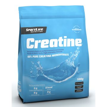 SPORTLIFE NUTRITION CREATINE KREATIINIMONOHYDRAATTIJAUHE 500 G