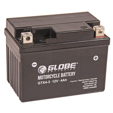 GLOBE BATTERIES PIENKONEAKKU GEL 4A 114X71X85 -/+