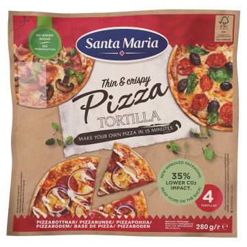 SANTA MARIA TEX MEX PIZZA TORTILLA 280 G