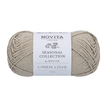 NOVITA  LINEN LOVE 100 G MATCHA 602