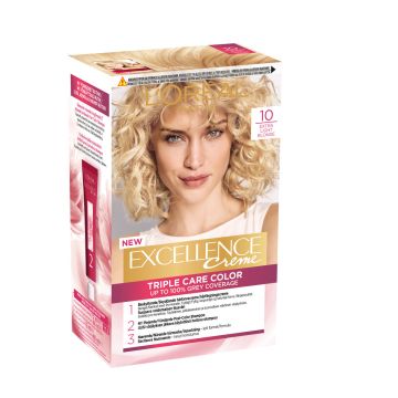 LOREAL EXCELLENCE CREME 10 EXTRA LIGHT BLONDE KIRKAS VAALEA KES