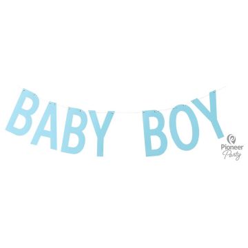 BABY BOY KIRJAINNAUHA VAALEANSININEN 2 M