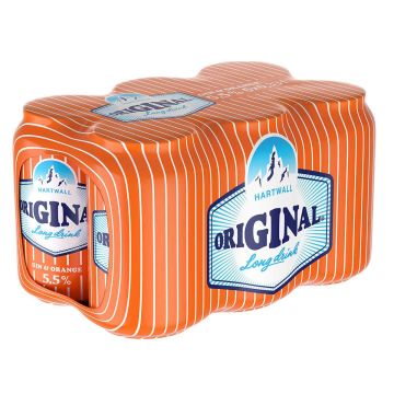 ORIGINAL LONG DRINK 5,5% ORANGE 0,33 TLK 6-PACK 1,98 L