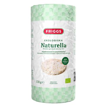 FRIGGS RIISIKAKKU SUOLATON LUOMU 130 G