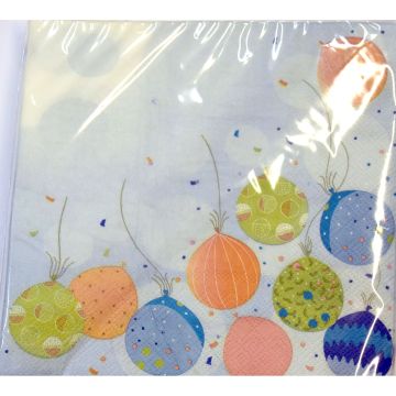 HAPPY PARTY LAUTASLIINA 33CM ILMAPALLOT 20 KPL