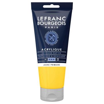 L&B FINE ACRYLIC 80ML 153 PRIMARY YELLOW