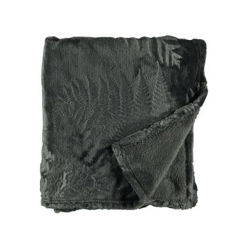 NOBLE HOUSE HUOPA FERN 125X150CM ANTRASIITTI