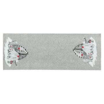 NOBLE HOUSE KAITALIINA TONTTU 35X110CM HARMAA