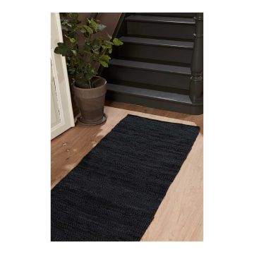 NOBLE HOUSE NAHKAMATTO 70X150CM MUSTA