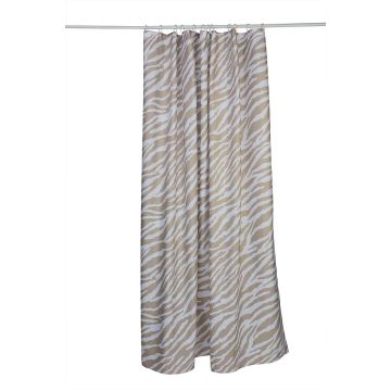NOBLE HOUSE SUIHKUVERHO ZEBRA 180X200CM BEIGE