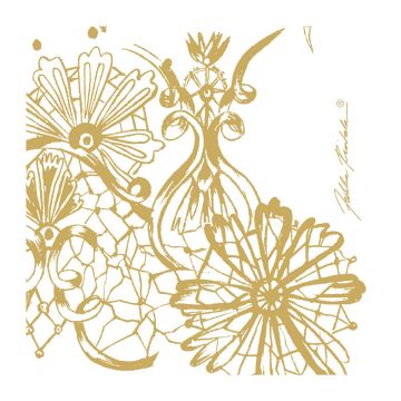 DUNI JUKKA RINTALA LAUTASLIINA DOLCE VITA GOLD 33CM