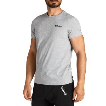 BJÖRN BORG M. T-PAITA LOGO HARMAA MELEERATTU S