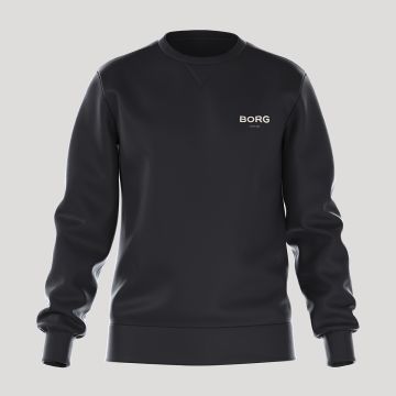 BÖRN BORG M. COLLEGEPAITA XXL LOGO CREW MUSTA