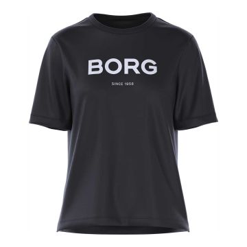 BJÖRN BORG M. TEKNINEN T-PAITA BB LOGO ACTIVE S MUSTA