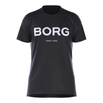 BJÖRN BORG N. TREENI T-PAITA XL BB LOGO MUSTA
