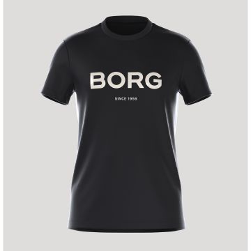 BÖRN BORG M. T-PAITA LOGOLLA S BLACK BEAUTY