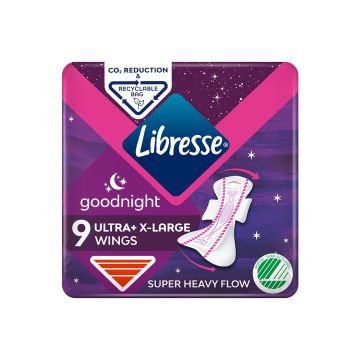 LIBRESSE ULTRA NIGHT EXTRA WING SIDE 9 KPL