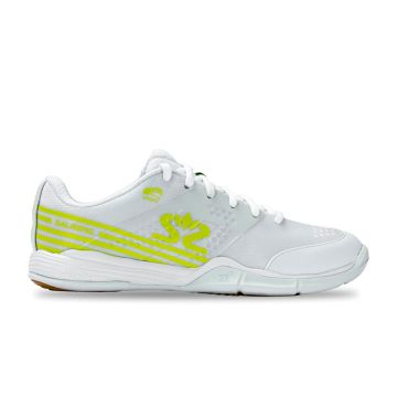 SALMING VIPER 5 SHOE WOMEN WHITE/LIME PUNCH 40 2/3