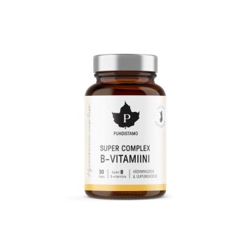 PUHDISTAMO SUPER COMPLEX B-VITAMIINI 30 KPL