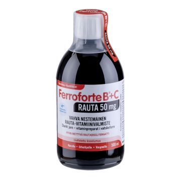FERROFORTE B+C RAUTA 50MG 500 ML