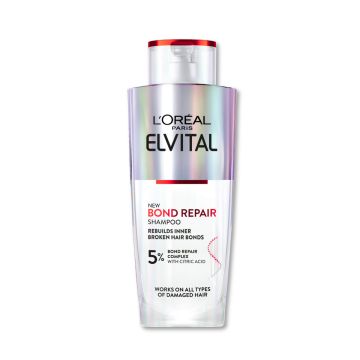 LOREAL ELVITAL BOND REPAIR SHAMPOO VAURIOITUNEILLE HIUKSILLE 200 ML