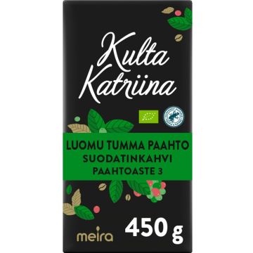 KULTA KATRIINA LUOMU TUMMA PAAHTO SUODATIN 450 G