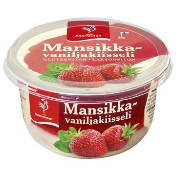 SAARIOINEN MANSIKKA-VANILJAKIISSELI 175 G