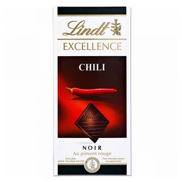 LINDT EXCELLENCE CHILI TUMMA SUKLAALEVY 100 G