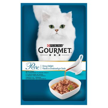 PURINA GOURMET PERLE GRAVY DELIGHT TONNIKALAA JA KASTIKETTA 85 G