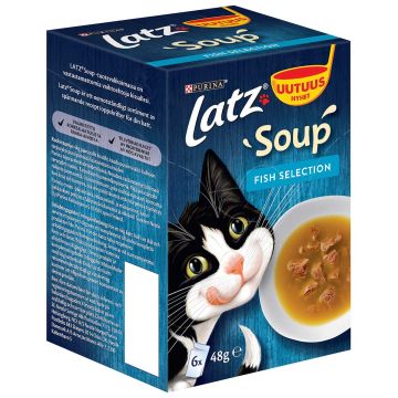 PURINA LATZ SOUP FISH SELECTION 6*48G 288 G