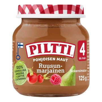 PILTTI POHJOISEN MAUT RUUSUNMARJAINEN 4KK 125 G