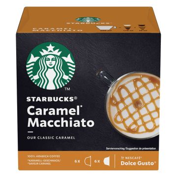 STARBUCKS NESCAFÉ DOLCE GUSTO CARAMEL MACCHIATO 12 KAPS 127,8 G