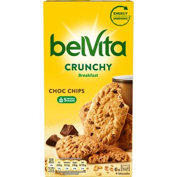 LU BELVITA CRUNCHY CHOC CHIPS 300 G