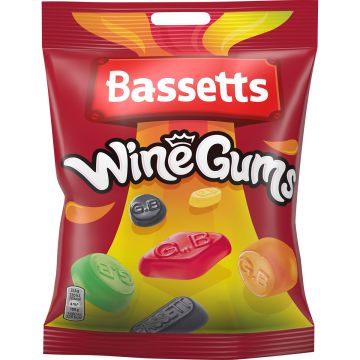 BASSETTS WINEGUMS 190 G