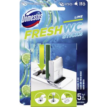 DOMESTOS WC-TIKUT LIME 5-PACK 475 G