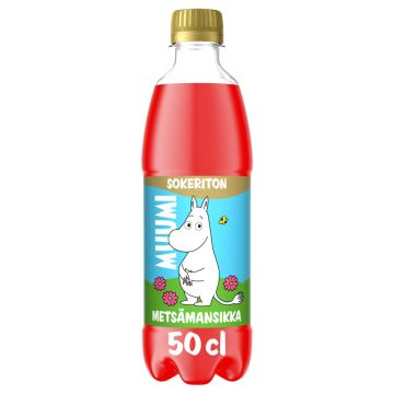 MUUMI METSÄMANSIKKA SOKERITON KMP 500 ML