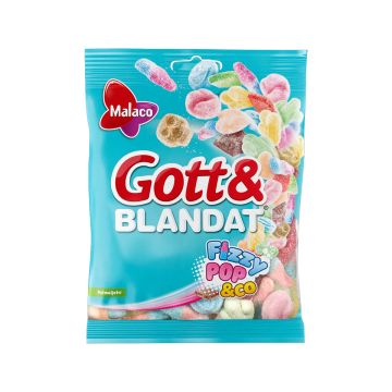 MALACO GOTT & BLANDAT FIZZY POP&CO 170 G