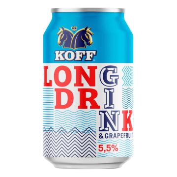 KOFF LONG DRINK 5,5% GRAPEFRUIT TLK 330 ML