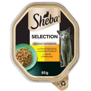 SHEBA RASIA SELECTION KANA-KALKKUNA 85 G