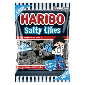 HARIBO SALTY LIKES SALMIAKKI 160 G