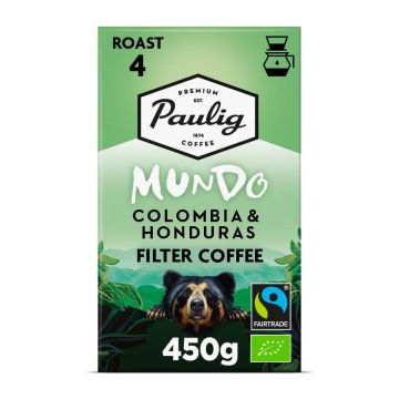 PAULIG MUNDO KOLUMBIA KAHVI SJ LUOMU 450 G