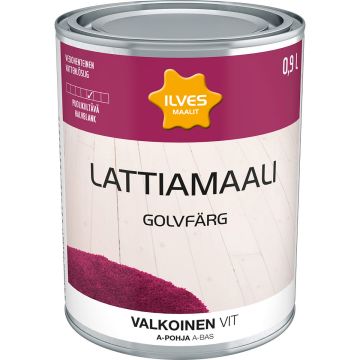 ILVES LATTIAMAALI VESIOH. A-POHJA VALKOINEN 900 ML