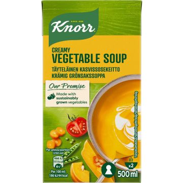 KNORR TÄYTELÄINEN KASVISSOSEKEITTO 500 ML
