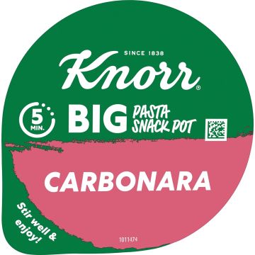KNORR SNACK POT BIG CARBONARA 92 G