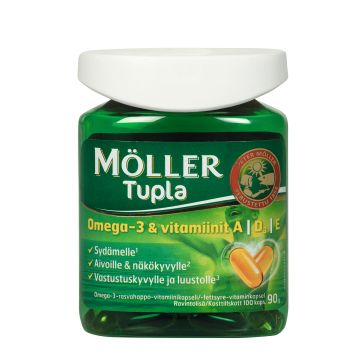 MÖLLER TUPLA OMEGA-3 100 KPL