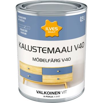 ILVES KALUSTEMAALI V40 A-POHJA 900 ML