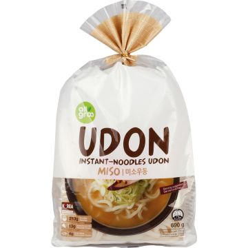 ALLGROO UDON NOODLES MISO 3 PORTION 690 G