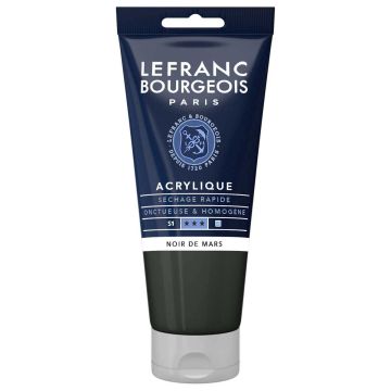 L&B FINE ACRYLIC 80ML 271 MARS BLACK